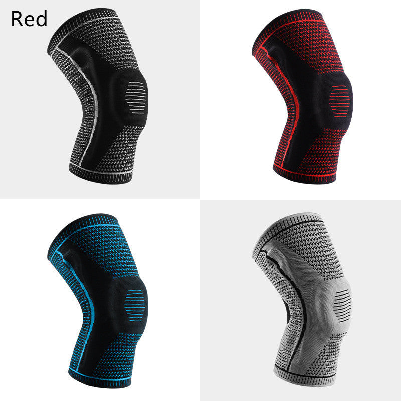 Silicone Spring Knee Sleeve | Patella Support with Side Stabilizers